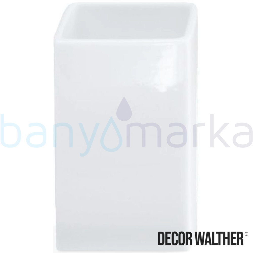 Decor Walther Porselen Diş Fırçalığı, Porselen/Beyaz (Tezgah Üzeri) - 834850 834850