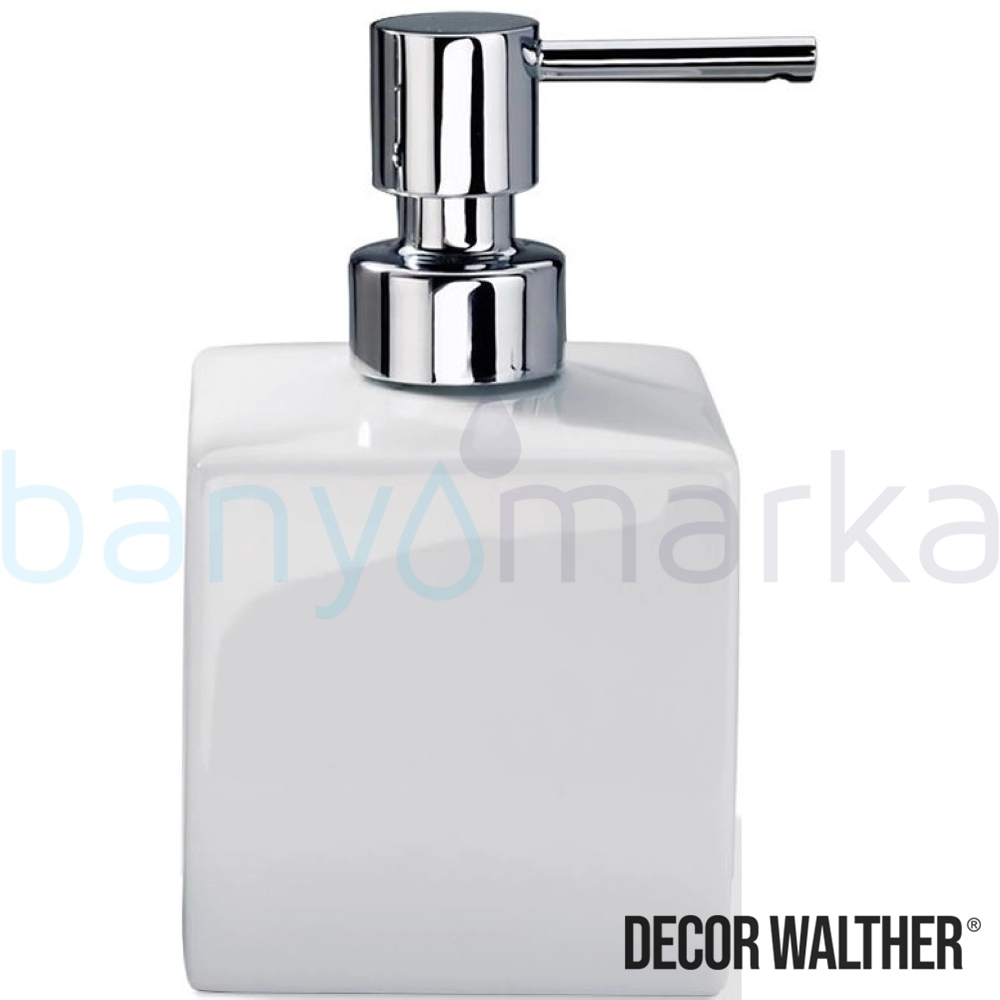 Decor Walther Porselen Sıvı Sabunluk, Porselen/Beyaz (Tezgah Üzeri) - 843900 843900