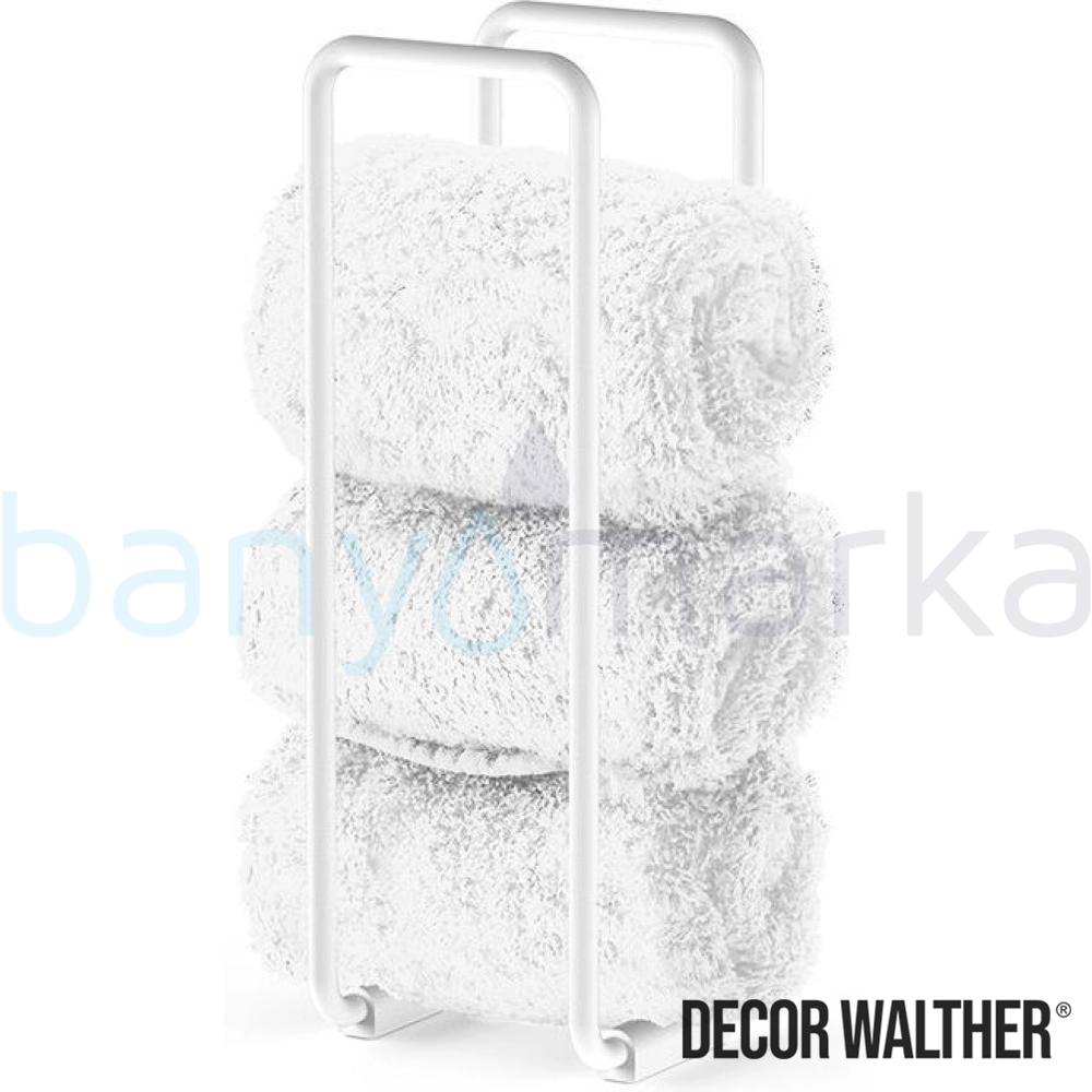 Decor Walther Dikey Havluluk, 27 cm, Mat Beyaz (Tezgah Üzeri) - 859150 859150