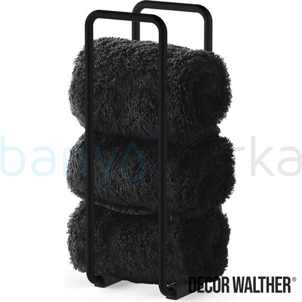Decor Walther Dikey Havluluk, 27 cm, Mat Siyah (Tezgah Üzeri) - 859160 859160