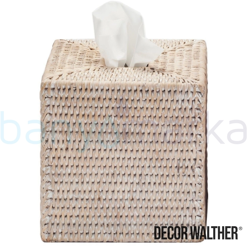 Decor Walther Basket Kare Kağıt Mendillik, Beyaz (Tezgah Üzeri) - BASKETKBQ-L BASKETKBQ-L