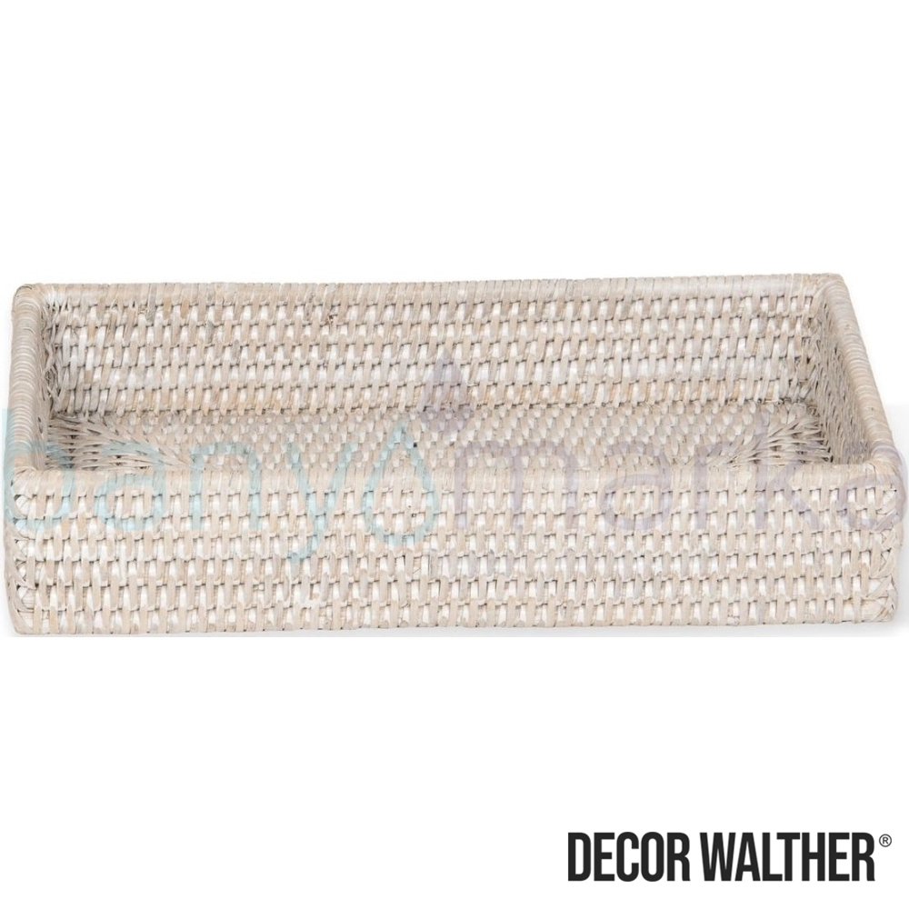 Decor Walther Basket Aksesuar Tepsisi, Beyaz (Tezgah Üzeri) - BASKETTAB2-L BASKETTAB2-L