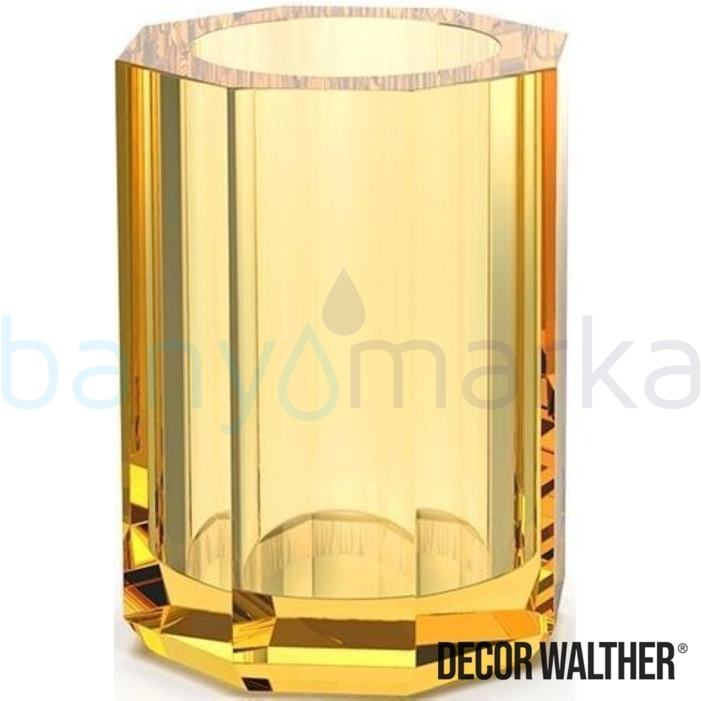 Decor Walther Kristall Diş Fırçalığı, Amber (Tezgah Üzeri, Cam) - KRBER-A KRBER-A