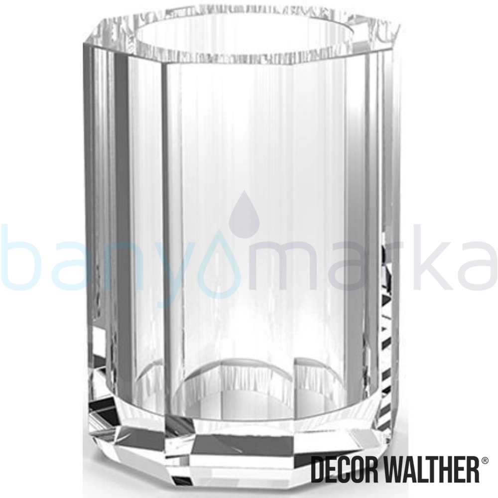 Decor Walther Kristall Diş Fırçalığı, Şeffaf (Tezgah Üzeri, Cam) - KRBER-C KRBER-C