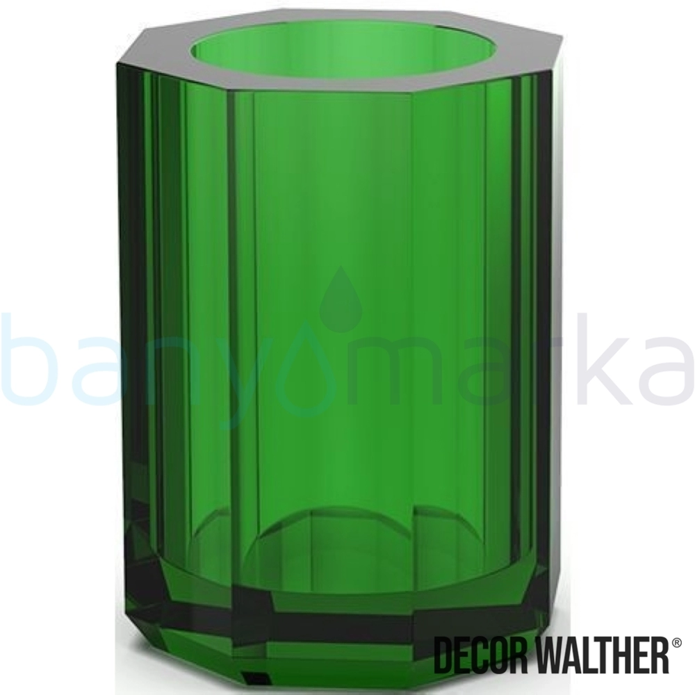 Decor Walther Kristall Diş Fırçalığı, Yeşil (Tezgah Üzeri, Cam) - KRBER-G KRBER-G