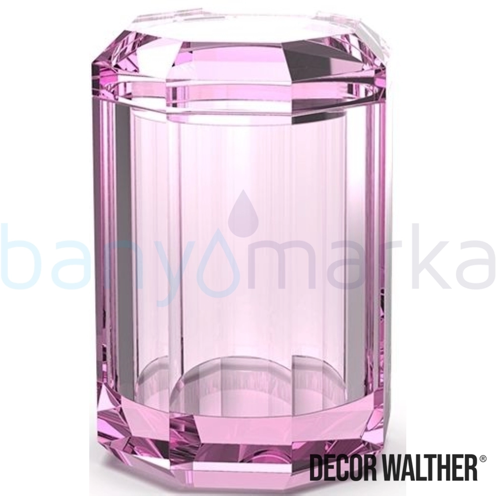 Decor Walther Kristall Pamukluk, Pembe (Tezgah Üzeri, Cam) - KRBMD-P KRBMD-P