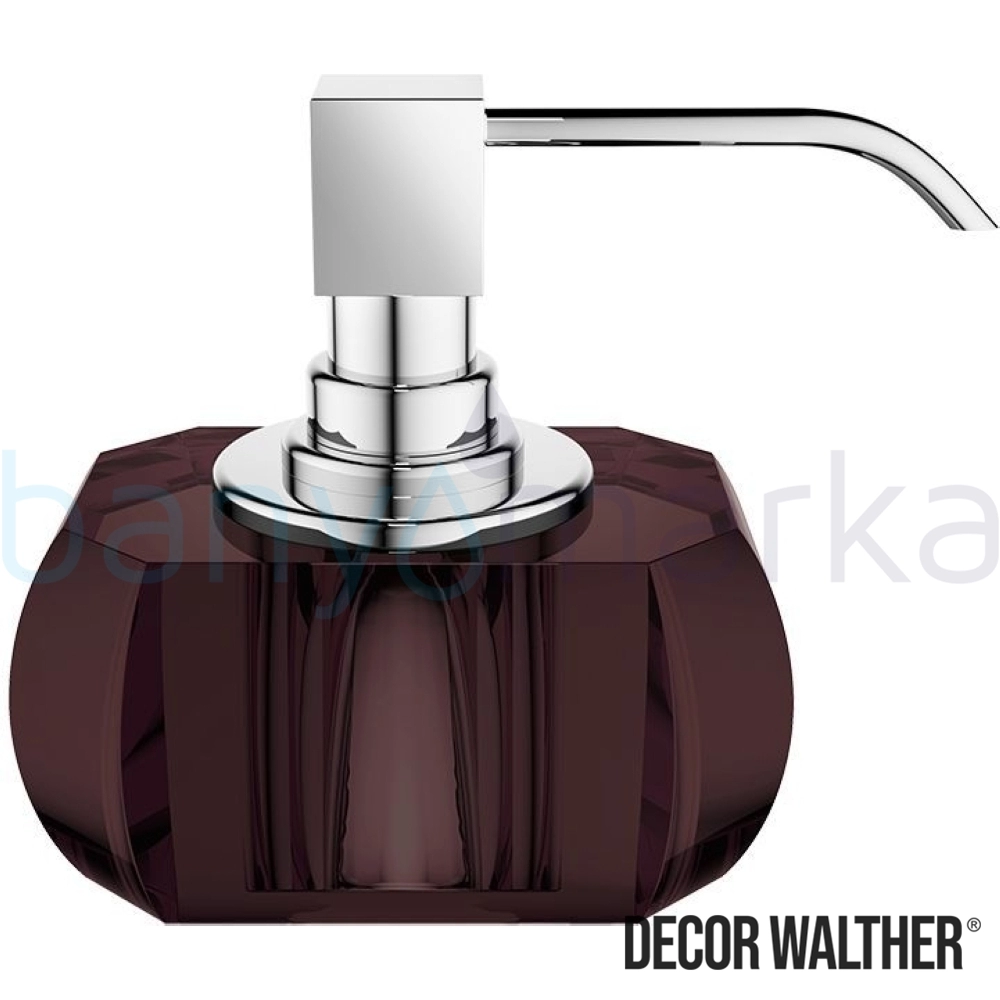 Decor Walther Kristall Sıvı Sabunluk, Krom/Bordo (Tezgah Üzeri, Cam) - KRSSP-CRRB KRSSP-CRRB