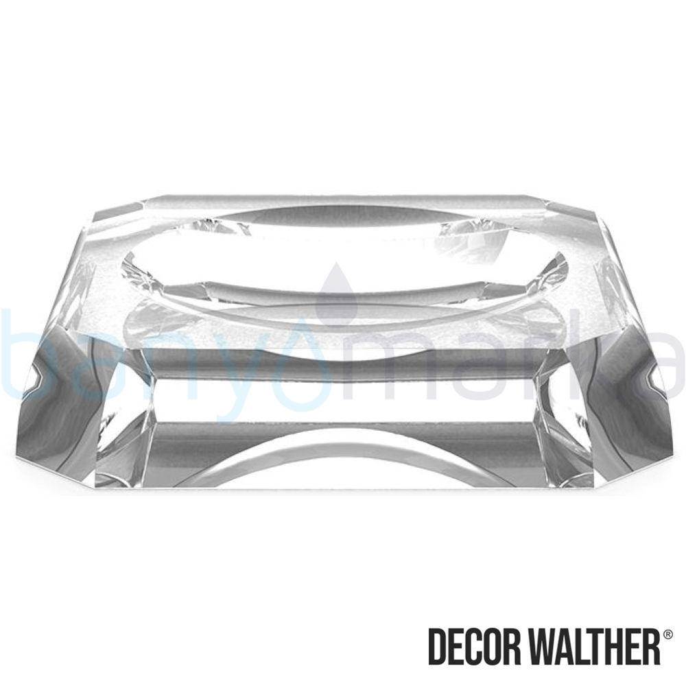 Decor Walther Kristall Sabunluk, Şeffaf (Tezgah Üzeri, Cam) - KRSTS-C KRSTS-C