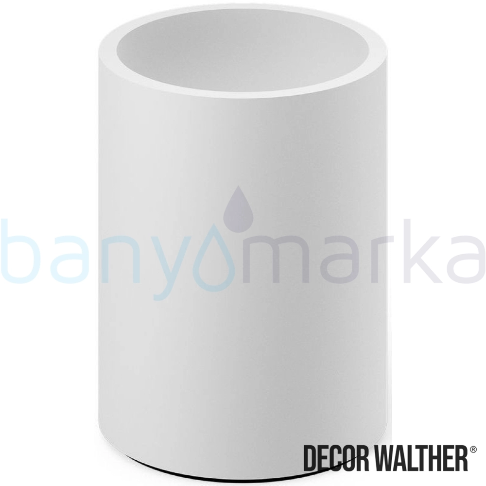Decor Walther Stone Diş Fırçalığı, Beyaz/Corian (Tezgah Üzeri) - STONEBER STONEBER