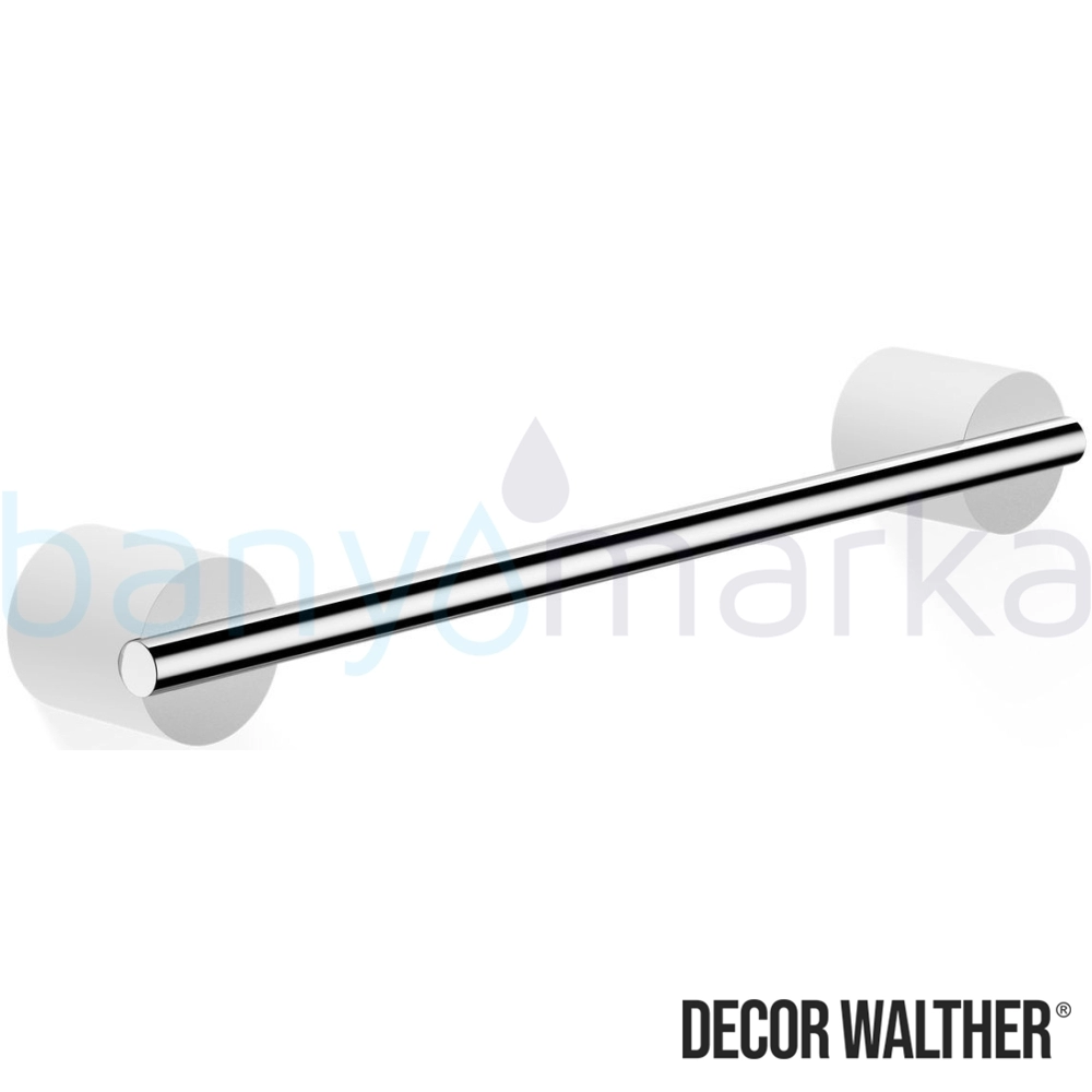 Decor Walther Stone Uzun Havluluk, 30 cm, Beyaz/Corian/Krom - STONEHTE30-CR STONEHTE30-CR