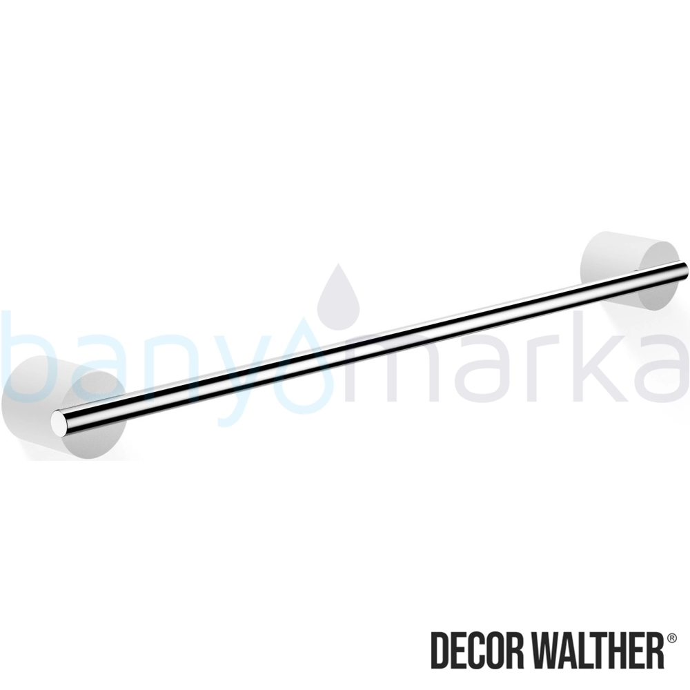 Decor Walther Stone Uzun Havluluk, 45 cm, Beyaz/Corian/Krom - STONEHTE45-CR STONEHTE45-CR