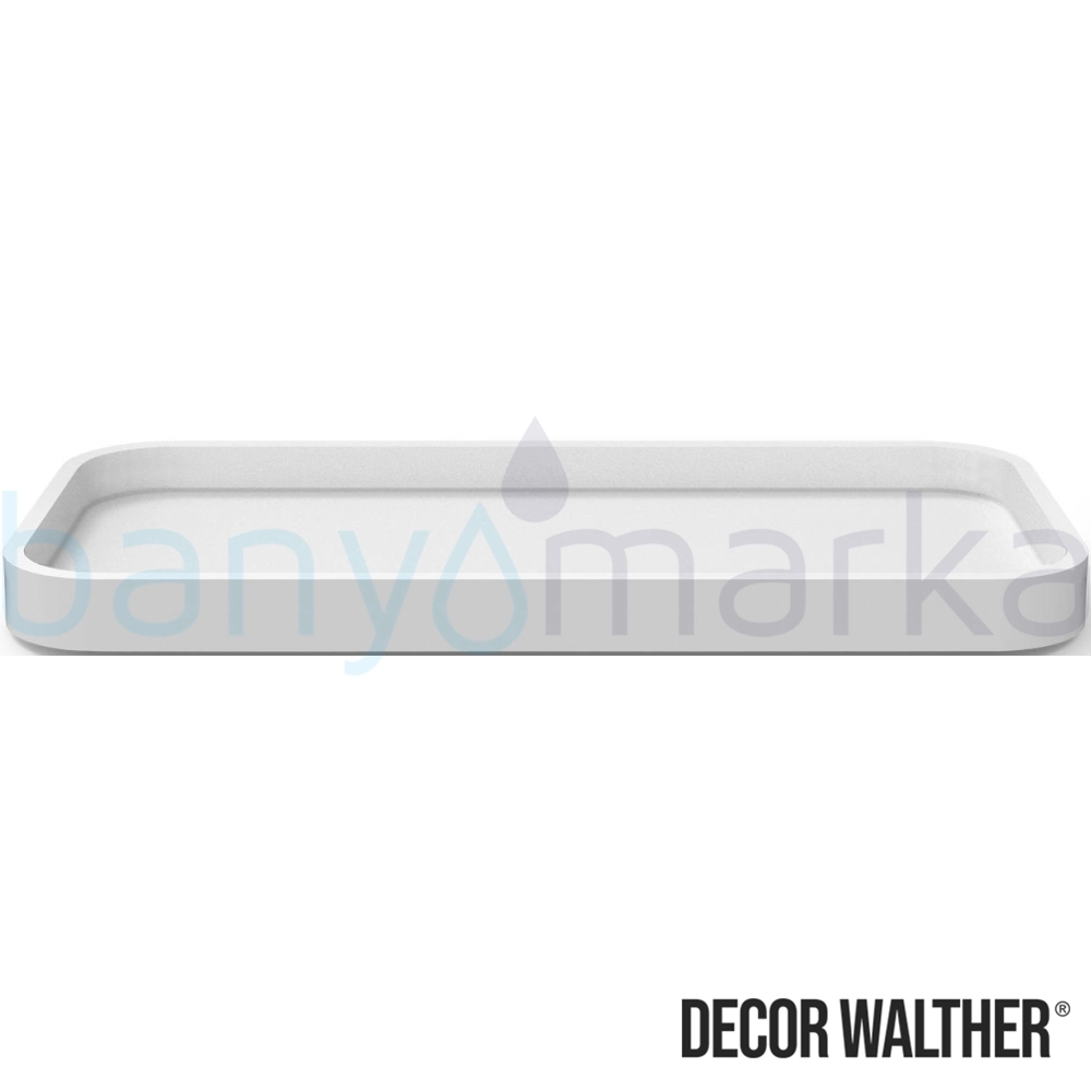 Decor Walther Stone Aksesuar Tepsisi, Beyaz/Corian (Tezgah Üzeri) - STONETAB STONETAB