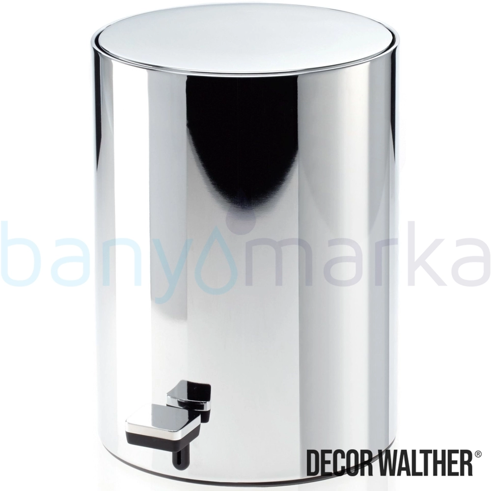 Decor Walther Pedallı Çöp Kovası, Yavaş Kapanır (7 Litre) - TE50-CR TE50-CR