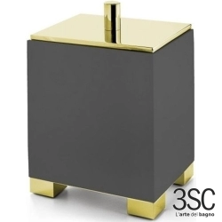 3SC - 3SC BeMood Deluxe Black Pamukluk, Siyah/Corian/Altın (Tezgah Üzeri) - BEMDN48A-GD