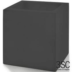 3SC - 3SC BeMood Black Diş Fırçalığı, Siyah/Corian (Tezgah Üzeri) - BEMN03A