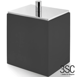 3SC - 3SC BeMood Black Pamukluk, Siyah/Corian/Krom (Tezgah Üzeri) - BEMN48A-SL