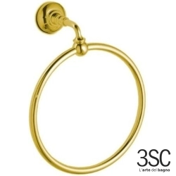 3SC - 3SC New England Halka Havluluk, 21 cm, Altın - NE11-GD