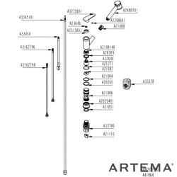 Artema - Artema Armix V3 Eviye Bataryası (El Duşlu)