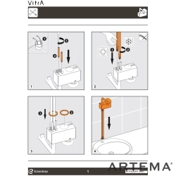 Artema - Artema İstanbul Lavabo Bataryası (2 Delikli Lavabolar için)