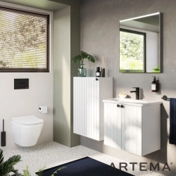 Artema - Artema Root Round Lavabo Bataryası, Mat Siyah