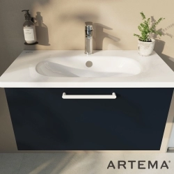 Artema - Artema Root Round Lavabo Bataryası, Sifon Kumandalı, Krom