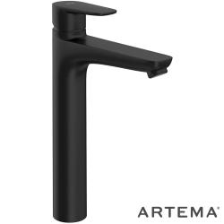 Artema - Artema Flow Soft Tezgah Üstü Lavabo Bataryası, Mat Siyah - A4301036