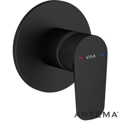 Artema - Artema Flow Soft Ankastre Duş Bataryası, Mat Siyah (Sıva Üstü Grubu)