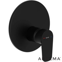 Artema - Artema Flow Soft Ankastre Duş Bataryası, Mat Siyah (V-Box Sıva Üstü Grubu) - A4331836