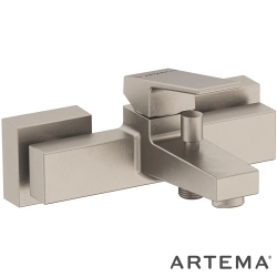 Artema - Artema Minimax Square Banyo Bataryası, Fırçalı Nikel - A4352034