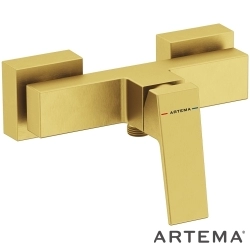 Artema - Artema Minimax Square Duş Bataryası, Fırçalı Altın - A4352125