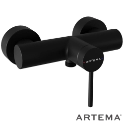 Artema - Artema Minimax Round Duş Bataryası, Mat Siyah - A4352936