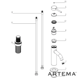 Artema - Artema Minimax Round Lavabo Bataryası