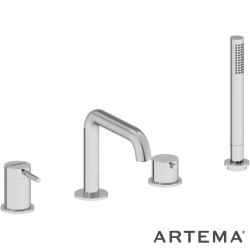Artema - Artema Minimax Round 4 Delikli Küvet Bataryası, El Duşlu