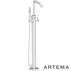 Artema - Artema Minimax Round Yerden Küvet Bataryası, El Duşlu