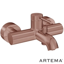 Artema - Artema Minimax Round Banyo Bataryası, Soft Bakır - A4354829