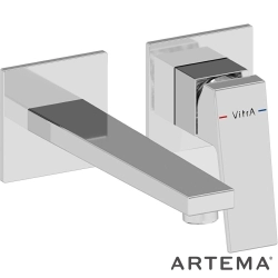 Artema - Artema Minimax Square Ankastre Lavabo Bataryası, Uzun (Sıva Üstü Grubu) - A43593