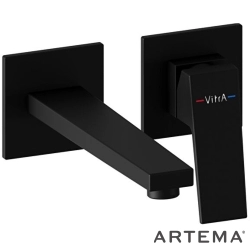 Artema - Artema Minimax Square Ankastre Lavabo Bataryası, Uzun, Mat Siyah (Sıva Üstü Grubu) - A4359336