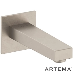 Artema - Artema Minimax Square Çıkış Ucu, Fırçalı Nikel - A4359834
