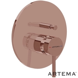 Artema - Artema Minimax Round Ankastre Banyo Bataryası, Soft Bakır (V-Box Sıva Üstü Grubu) - A4370829