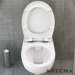 Artema - Artema Arkitekta Tuvalet Fırçalığı (Yerden), Parlak Paslanmaz Çelik
