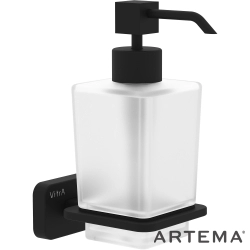 Artema - Artema Flow Sıvı Sabunluk, Mat Siyah