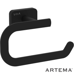 Artema - Artema Flow Kapaksız Tuvalet Kağıtlığı, Mat Siyah