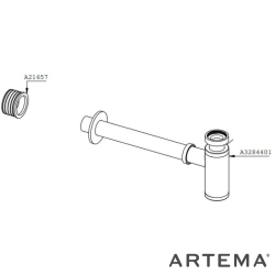 Artema - Artema Lavabo Sifonu Alt Grubu (T Tipi)