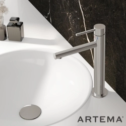 Artema - Artema Lavabo Yuvarlak Süzgeci (Universal-Basmalı aç-kapa)