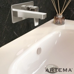 Artema - Artema Lavabo Yuvarlak Süzgeci (Universal-Basmalı aç-kapa)