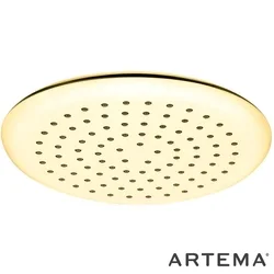 Artema - Artema Shine Round Duş Başlığı, 22 cm, Altın - A4563123STA