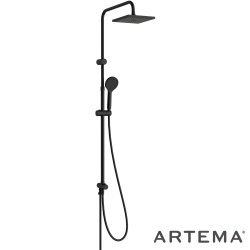 Artema - Artema Joy Square 200 Duş Kolonu, Mat Siyah