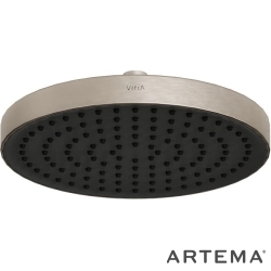Artema - Artema Core Round Duş Başlığı, 25 cm, Tek Fonksiyonlu, Fırçalı Nikel - A4591234