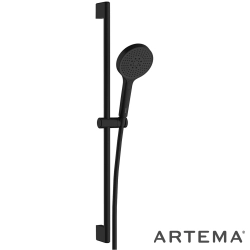Artema - Artema Core Round 3F Sürgülü El Duşu Takımı, Mat Siyah - A4591636