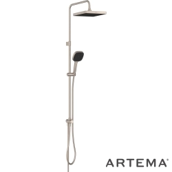 Artema - Artema Core Square 250 Duş Kolonu, Fırçalı Nikel